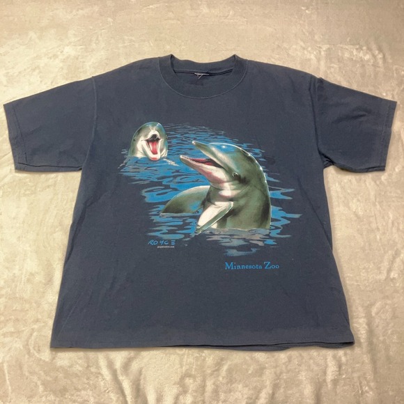 Other - Vintage 90s Dolphin Graphic Tee